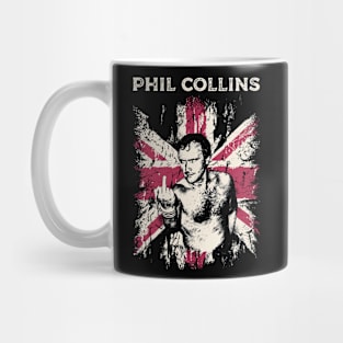 Vintage Distressed Phil Collins Mug